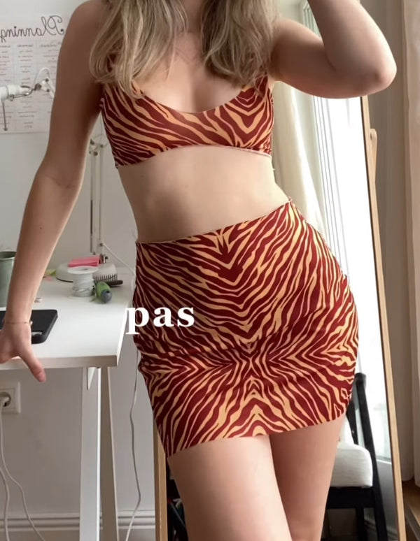 Jupe - M - Zébré