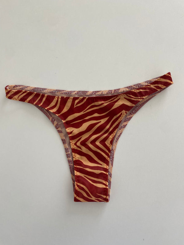 Bas taille basse - XS - Zébré